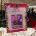 Khaya Magadla's portrait is seen at his memorial service at the Dlamini Eco Park in Soweto on 08 July 2022.