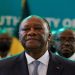 Ivory Coast's President Alassane Ouattara attends the ECOWAS summit to discuss transitional roadmap for Mali, Burkina Faso and Guinea, in Accra, Ghana, July 3, 2022.
