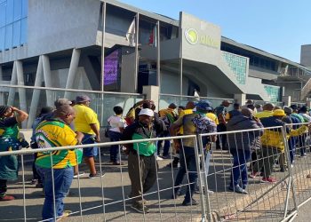 ANC members queuing for KwaZulu-Natal elective conference. [File image]