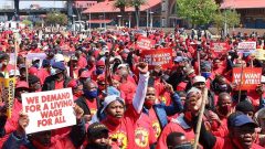 NEHAWU affiliated workers insist the university has the funds