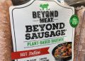 Vegetarian sausages from Beyond Meat Inc, the vegan burger maker, are shown for sale at a market in Encinitas, California, US, June 5, 2019.