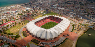 A picture of the world class, Nelson Mandela Bay stadium