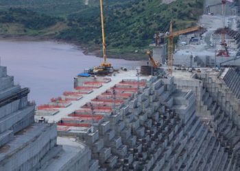 Ethiopia's Grand Renaissance Dam is seen as it undergoes construction work on the river Nile in Guba Woreda, Benishangul Gumuz Region, Ethiopia September 26, 2019.