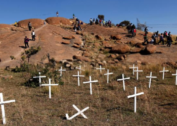 The Marikana massacre left many mineworkers dead.