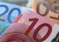 A picture illustration of euro banknotes, April 25, 2014.