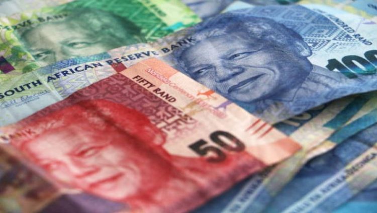 South African bank notes seen for illustration purposes