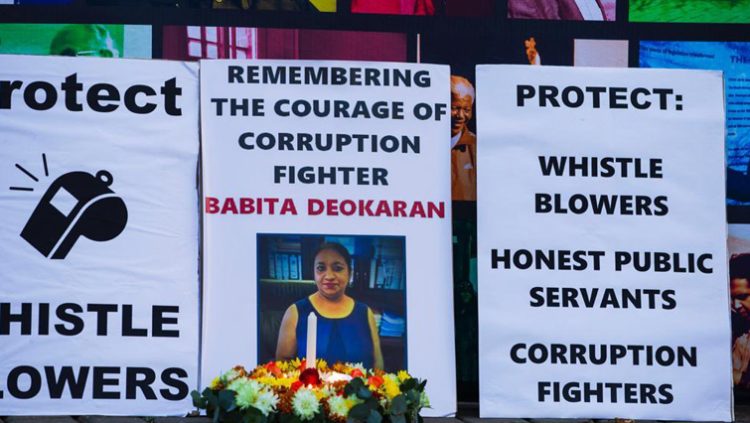 (File Image) Premier 
David Makhura has joined civil society organisations for a candlelight ceremony in memory of slain 
Gauteng Health
 senior official & corruption fighter, Babita Deokaran.