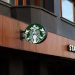 Starbucks logo outside a building