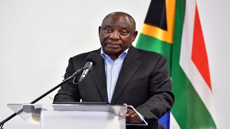 President Cyril Ramaphosa delivers remarks at the official Opening of the Sandvik Khomanani Facility in Kempton Park, Ekurhuleni.