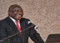 President Cyril Ramaphosa
 delivering the keynote address at the Business Unity SA 2022 Annual General Meeting at the Protea Hotel Marriot, Wanderers, Johannesburg.