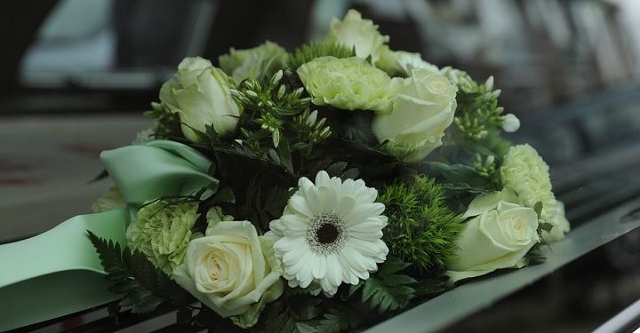 (File Image) Flowers seen on a coffin.