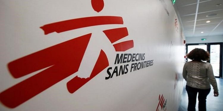 An employee of Medecins Sans Frontieres (MSF - Doctors Without Borders) walks in a corridor at the international medical humanitarian organisation MSF logistique centre in Merignac near Bordeaux, France, December 6, 2018.