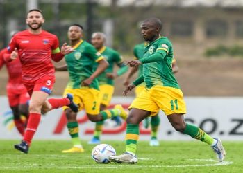 Sixty minutes in to the game, Ronald Pfumbidzai scored the 2nd goal for the Chilli Boys in the Golden Arrows versus Chippa United match at Princess Magogo Stadium.