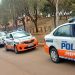 Johannesburg Metro Police Department (JMPD) vehicles can be seen in the above picture.