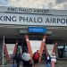 Passangers at the King Phalo Airport in East London, Eastern Cape.