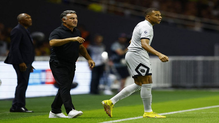 Mbappe and Christophe Galtier
