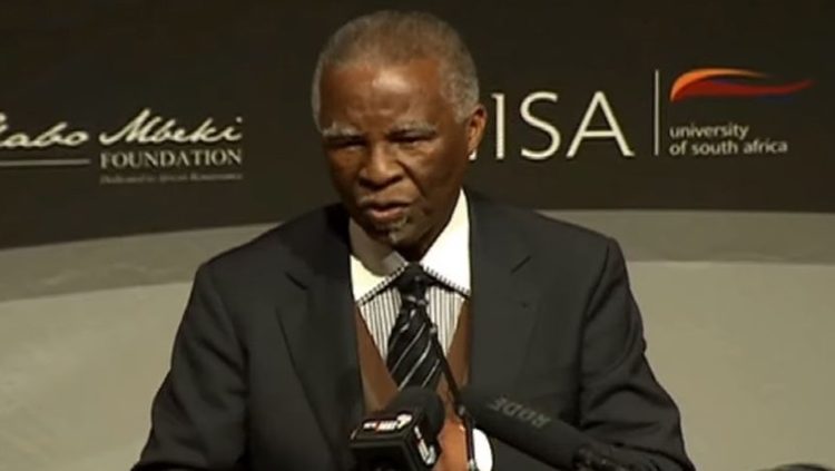 Former President Thabo Mbeki engages students and diplomats at UNISA in Pretoria, sep 21, 2022