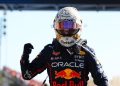 FILE: Red Bulls' Max Verstappen celebrating a win