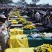 18 Sep 1992, King William's Town, South Africa --- More than 70,000 peolple gather at King William's Town, to pay their respects to the victims of the Bisho Massacre, who were shot to death by the Ciskei Defence Force troops on 7 September 1992. --- Image by © Selwyn Tait/Sygma/Corbis