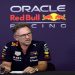 Red Bull team principal Christian Horner during a press conference.