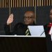 The City of Johannesburg's new executive mayor, Dada Morero being sworn in. Picture taken on 30 September 2022.