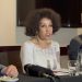 Tourism Minister Lindiwe Sisulu at the media briefing following the murder of a Germany tourist in Mpumalanga.