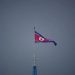 A North Korean flag flutters at the propaganda village of Gijungdong in North Korea, in this picture taken near the truce village of Panmunjom inside the demilitarized zone (DMZ) separating the two Koreas, South Korea, July 19, 2022.