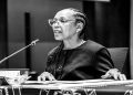 Justice Baratang Mocumie appears before the Judicial Service Commission for a position of chairperson of the Electoral Court in Sandown, Johannesburg, on 05 October 2022.
