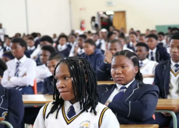 2022 Matric pupils at Kagisano Combined School, in Soutpan.