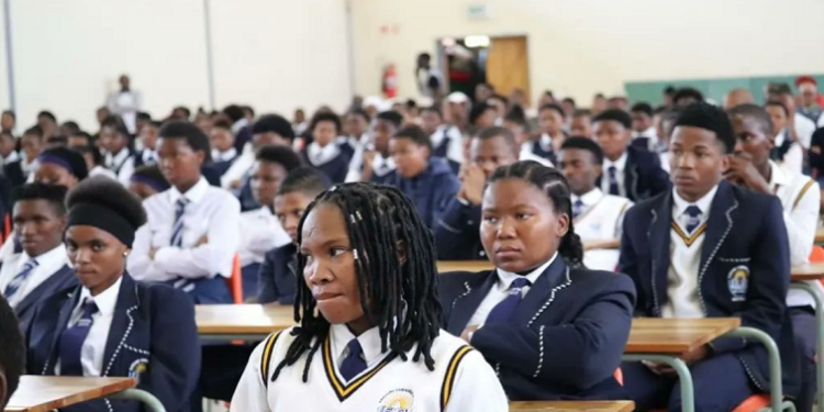 2022 Matric pupils at Kagisano Combined School, in Soutpan.
