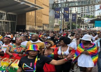 Thousands of people took part in the Pride Parade in Sandton, October 29, 2022.