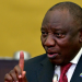 President Cyril Ramaphosa answers questions in the National Assembly.