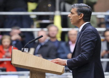 Rishi Sunak delivers his first speech as UK's new Prime Minister on Downing Street.