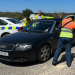 Vehicles being stopped and searched in the Western Cape.