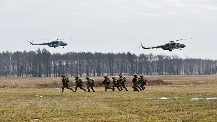 [File Image]: Ukrainian Air Assault Forces take part in tactical drills at a training ground in Ukraine