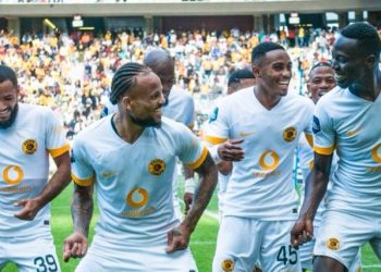 Kazier Chiefs celebrate victory over Stellenbosch as Caleb Bimenyimana nets a hat-trick.