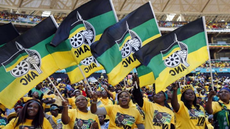 ANC supporters seen at an event