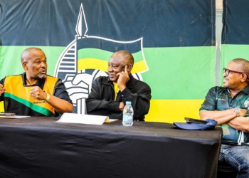 President Cyril Ramaphosa at Letsema campaign in Litchtenburg, North West.
