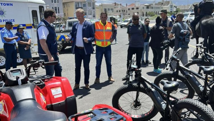 City of Cape Town Mayor Geordin Hill-Lews kicks off City festive season preps. 4000 officers, 600 lifeguards, quad bikes on beach patrol, and more