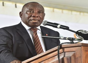 [File Image] President Cyril Ramaphosa addresses a government function.