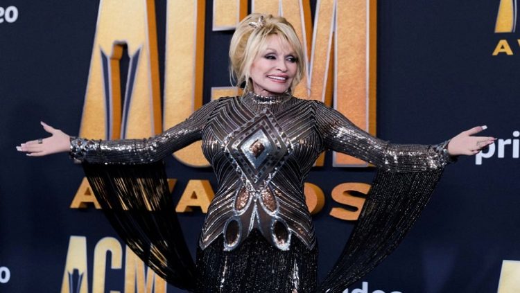[File Photo] Dolly Parton attends the 57th Annual Academy of Country Music Awards in Las Vegas, Nevada, US, March 7, 2022.