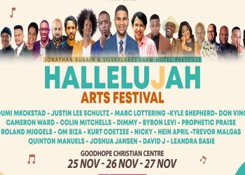 A poster of the inaugural Hallelujah Arts Festival.