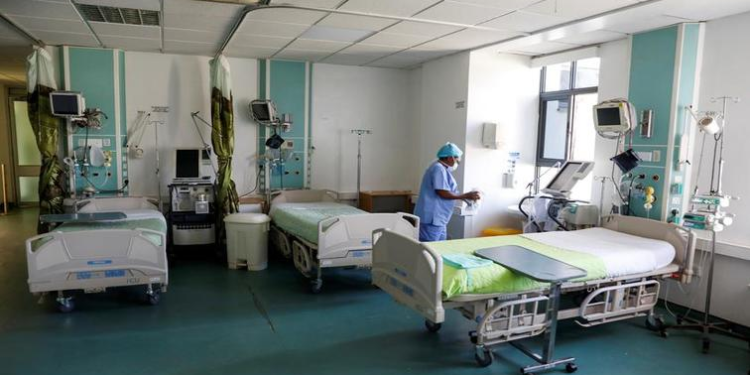 A ward in a hospital