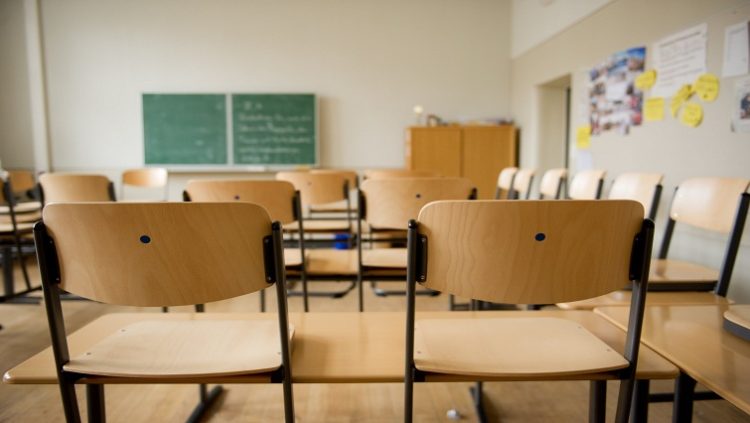 A file image of an empty classroom.