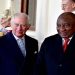 President Cyril Ramaphosa shares  a photo opportunity with Britain's King Charles III.