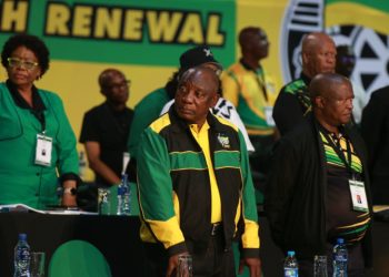 ANC President at the 55th National Conference in Nasrec.