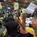 African National Congress members at 55th national conference in Nasrec, south of Johannesburg