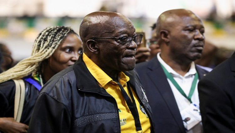 Former President Jacob Zuma at the 55th National Conference of the African National Congress (ANC) at Nasrec