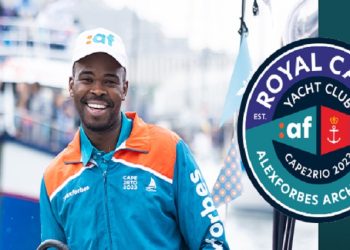 Sibusiso Sizatu, who grew up in Masiphumelele near Fishoek in Cape Town and hopes to inspire underprivileged children to pursue careers in sailing and watersports.