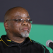 File Image:  ANC Chairperson Gwede Mantashe addressing the media